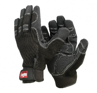 Pracovní rukavice ISSA Line SHOCK černé Velikost: XL