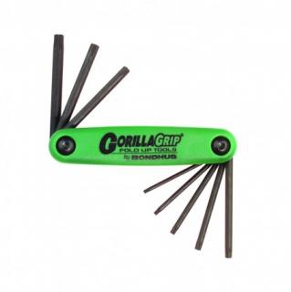 Sada imbusů Bondhus (7ks) GORILLAGRIP TORX výklopné