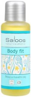 Body Fit masážní olej Saloos (BIO olej, prohřívá pokožku i svaly)