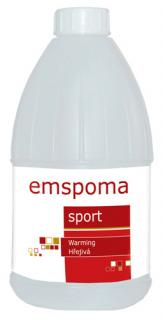 EMSPOMA sport růžová 1000 ml (masážní emulze na prokrvení a prohřátí pokožky)