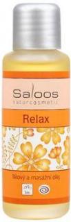 Relax masážní olej Saloos (BIO olej, uvolňující účinky)