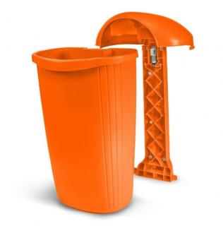 Koš na exkrementy DINOVA Koš na odpadky DINO, 50 l: Barva: oranžová