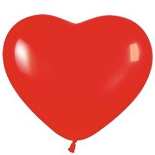 Balónek srdce červený