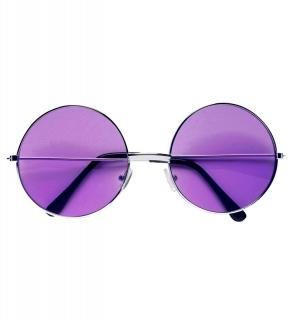 Brýle barevné skla větší Barva: fialová
