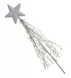 Hůlka hvězdička - stříbrná