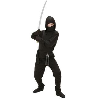 Kostým Ninja černý Velikost: 4/5 let - 116cm