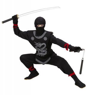 Kostým Ninja Velikost: 5/7 let - 128cm