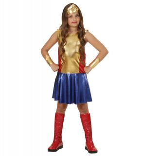 Kostým Wonder girl Velikost: 5/7 let - 128cm