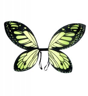 Křídla motýl - zelené