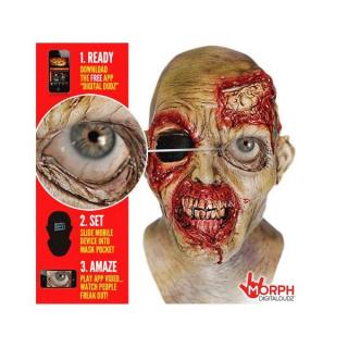 Maska Zombie s kapsičkou na telefon