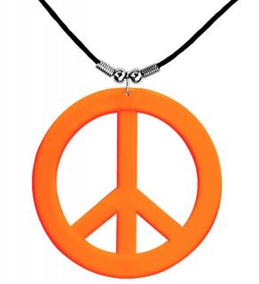 Náhrdelník Hippies Barva: oranžová
