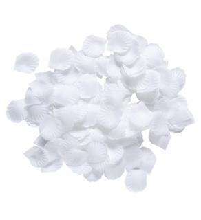 Plátky růží - 150ks Barva: Bílá