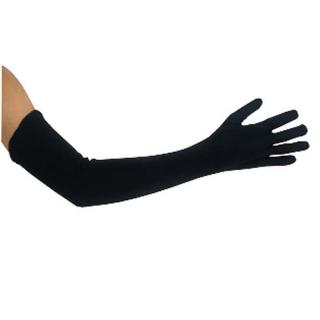 Rukavice černé dlouhé 55cm Barva: černá