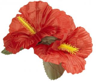 Sada havaj - sukně a kvítí Barva: červená