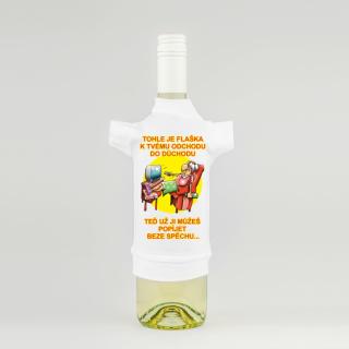 Tričko na láhev - Důchod - Babička