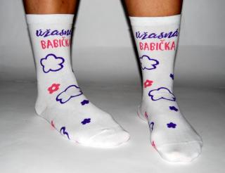 Veselé ponožky - Úžasná babička číslo: 39-42