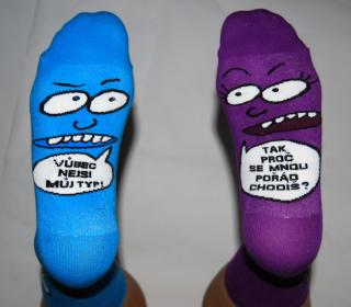 Veselé ponožky - Vůbec nejsi můj typ číslo: 39-42