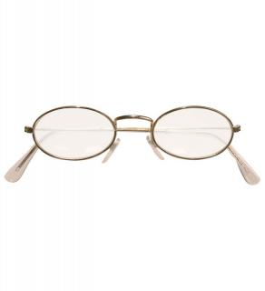 Zlaté brýle se skly tvar: oválné