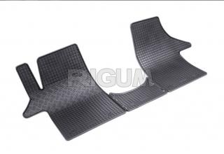 Gumové autokoberce VW T5 2003-2011, 2 + 3 místa