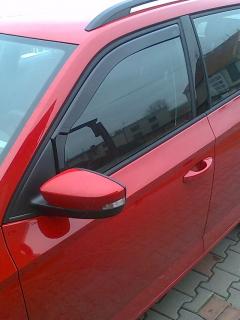 HEKO Ofuky oken Škoda Fabia III 2014-2021 přední