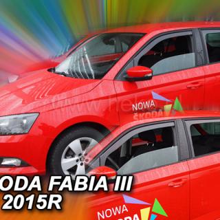 HEKO Ofuky oken Škoda Fabia III 2015- přední+zadní