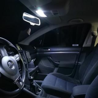 LED osvětlení interiéru VW Golf VI