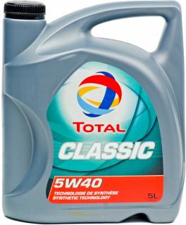 Motorový olej Total Classic 5W-40 5l