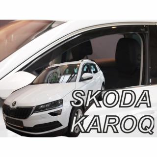 Ofuky oken Škoda Karoq 5dv., přední + zadní, 2017-
