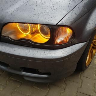 Přední blinkry, směrová světla BMW E46 01-03, Coupé, Cabrio - kouřové.