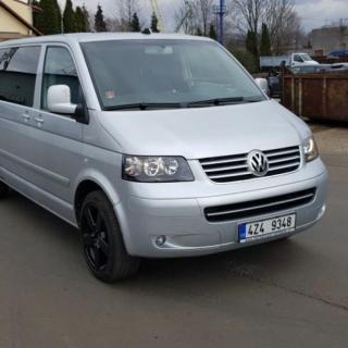 Přední světla VW T5 Transporter Multivan 03-09 černé H7