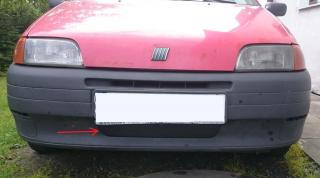 Zimní clona Fiat Punto I, kryt nárazníku