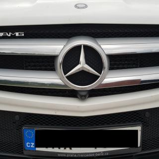 Znak, logo, emblém, nápis Mercedes - Benz AMG 3D - na přední masku - kovový, chrom