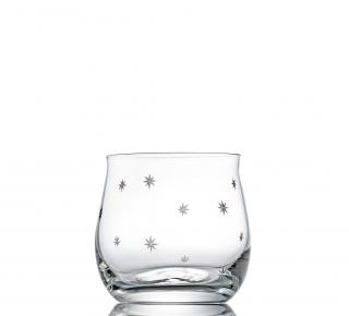 Bohemia Crystal Sklenice na whisky 290 ml dekor STARDUST, 6 ks (Ručně broušené skleničky)