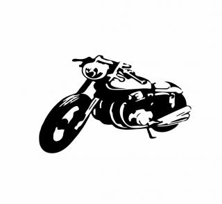 MOTORKA CAFE, pískování obrázku (Pískování obrázku na sklo z naší nabídky)