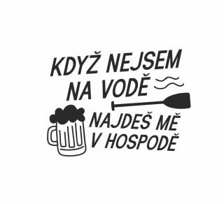 NA VODĚ pískování obrázku (Pískování obrázku na sklo z naší nabídky)