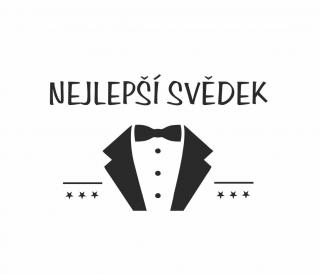 NEJLEPŠÍ SVĚDEK, pískování obrázku (Pískování obrázku na sklo z naší nabídky)