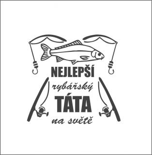 NEJLEPŠÍ TÁTA pískování obrázku (Pískování obrázku na sklo z naší nabídky)