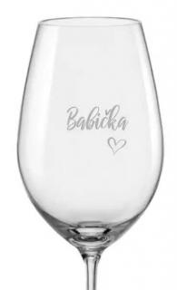 Svatební sklenička Babička, 1 ks