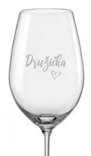 Svatební sklenička Družička, 1 ks