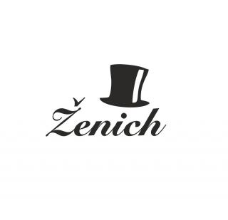 ŽENICH CYLINDR  pískování obrázku (Pískování obrázku na sklo z naší nabídky)