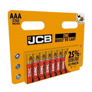 JCB - ZINC zinko-chloridová baterie AAA/R03 - blistr 10 ks