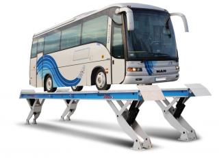 Nůžkový zvedák pro autobusy a nákladní vozy 25t, HDY2500, NORTEC
