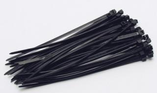 Stahovací pásky 2,5x130mm 100ks černá