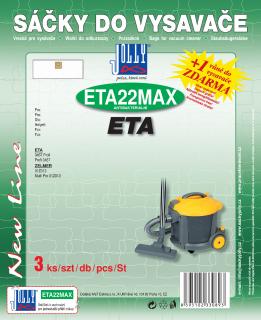 Sáčky do vysavače ETA22 MAX - textilní Vůně sáčku: Classic (nevoňavý)