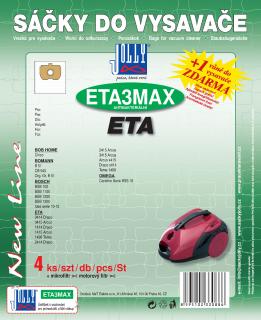 Sáčky do vysavače ETA3 MAX - textilní Vůně sáčku: Classic (nevoňavý)