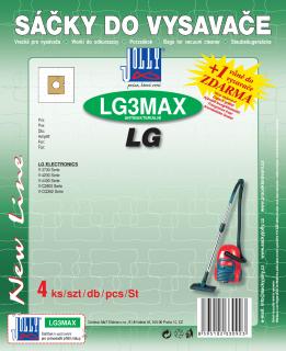 Sáčky do vysavače LG3 MAX - textilní Vůně sáčku: Classic (nevoňavý)