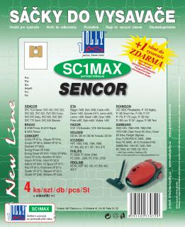 Sáčky do vysavače SC1 MAX  - textilní Vůně sáčku: Classic (nevoňavý)