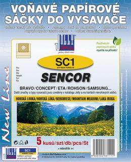 Sáčky do vysavače SC1 - vůně Horská louka