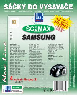 Sáčky do vysavače SG2 MAX - textilní Vůně sáčku: Cherry