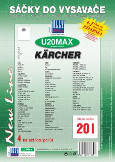 Sáčky do vysavače U20 MAX - 20 litrů